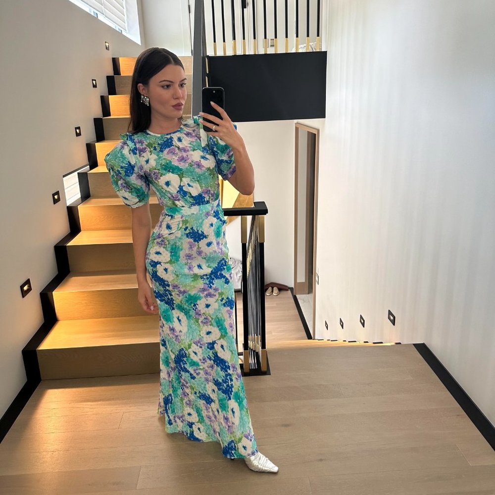 Alessandra Rich SS2020 Floral Gown